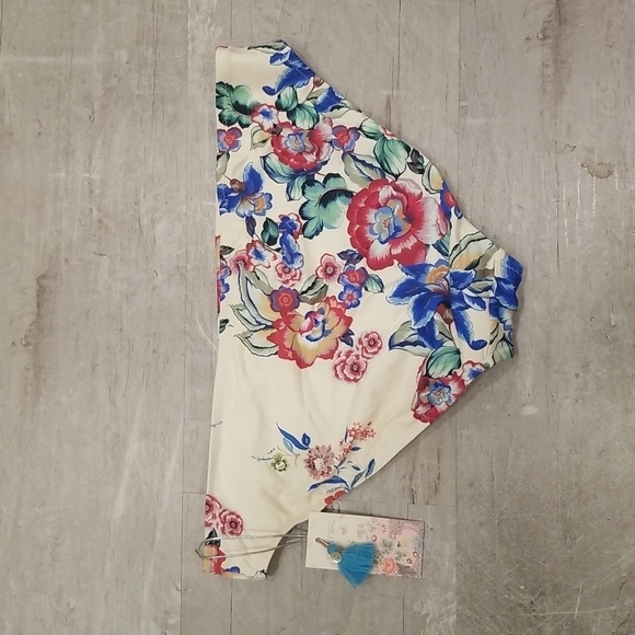 💕JOHNNY WAS💕 Maya Hipster Bikini Bottoms ~ Multi-Color Floral Print XL - Picture 2 of 14